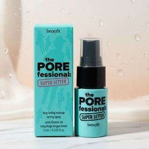 ✨5/$25✨ Benefit The POREfessional Super Setter Setting Spray Travel Size